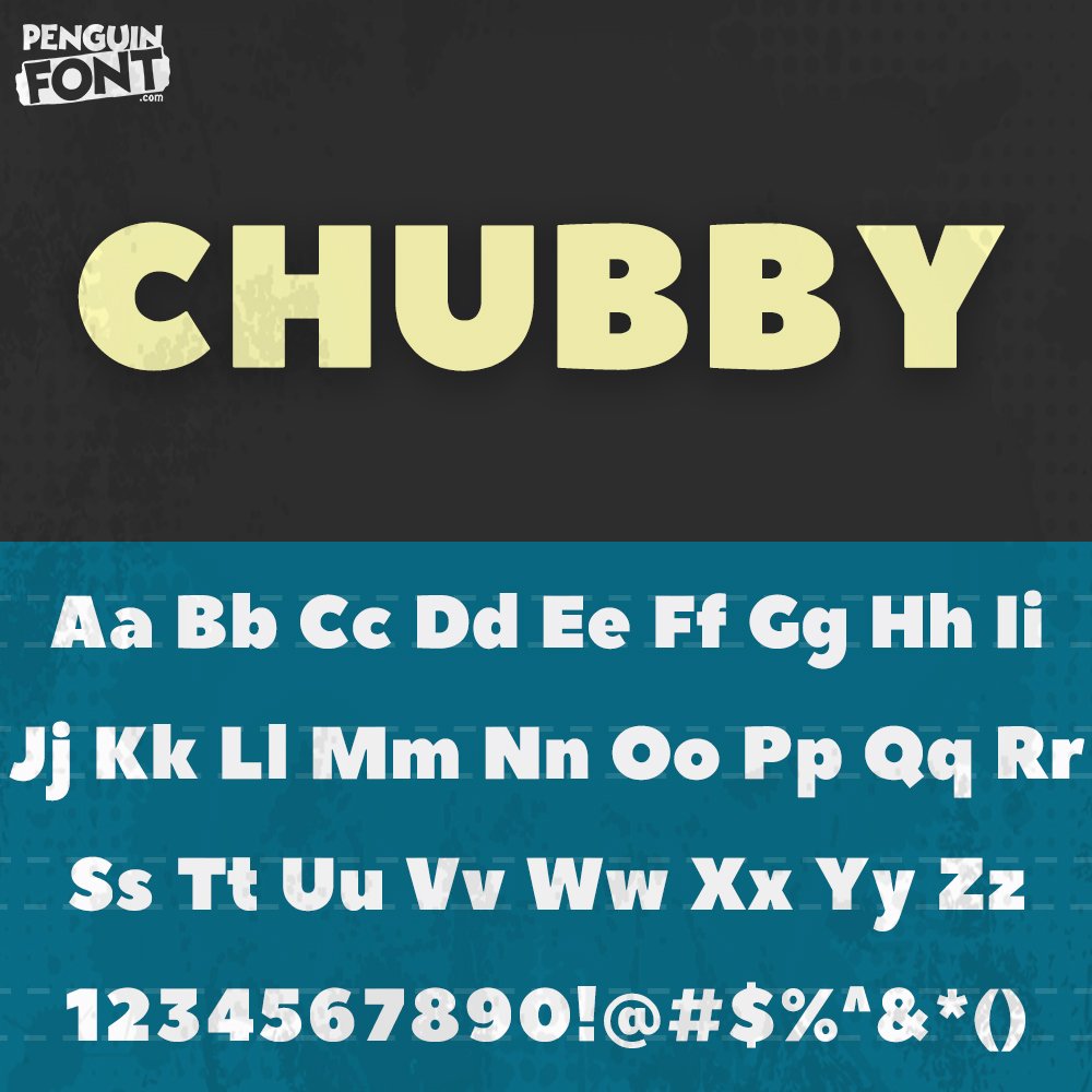 Penguin Chubby Font