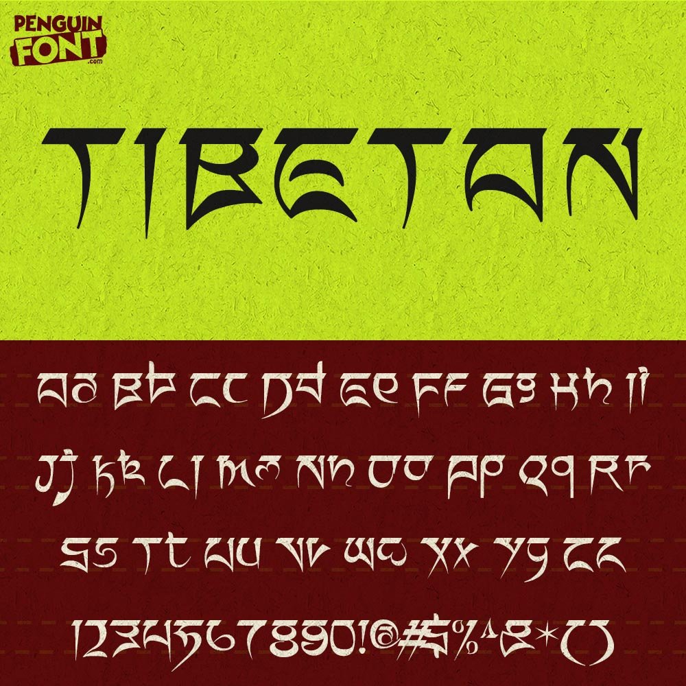 Penguin Tibetan Font